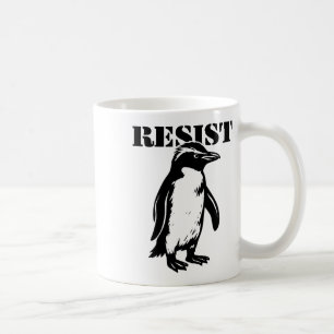 Lustiger Widerstand Pinguin Protest gegen Zölle  Kaffeetasse