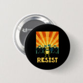 Lustiger Widerstand Portland Frosch Protest Button (Vorne & Hinten)