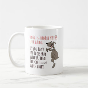 Lustiger "wie man Druck wie Hunde" Cartoon Kaffeetasse
