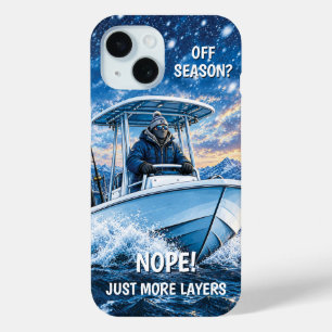 Lustiger Winter-Angeln Personalisierte iPhone 15 H Case-Mate iPhone Hülle