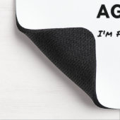 Lustiger wirklicher Anwesen-Agent-einzigartiges Mousepad (Ecke)