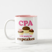 Lustiger Wirtschaftsprüfer CPAs Zweifarbige Tasse (Links)