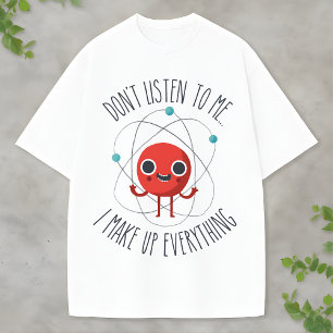 Lustiger Wissenschafts-Atom-Charakter Ich erfinde T-Shirt