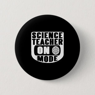 Lustiger Wissenschaftslehrer Im Modus Aktiviert Mi Button