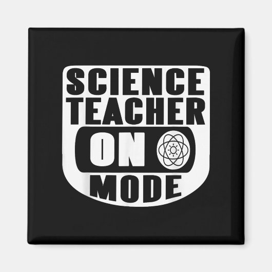 Lustiger Wissenschaftslehrer Im Modus Aktiviert Mi Magnet (Vorne)