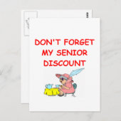 lustiger Witz für dich Postkarte (Vorne/Hinten)