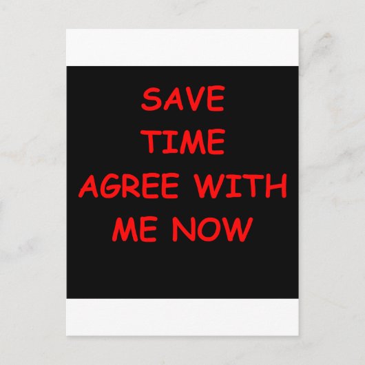 lustiger Witz für dich Postkarte (Vorderseite)