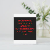 lustiger Witz für dich Postkarte (Stehend Vorderseite)