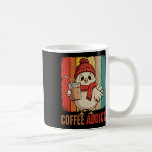 Lustiger Witz Kaffee Liebhaber Huhn Trinkt Kaffee  Kaffeetasse