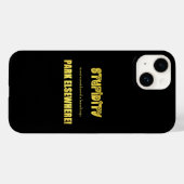 Lustiger Witz über Behindertenparkplatz Case-Mate iPhone Hülle (Rückseite (Horizontal))