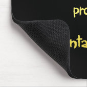 Lustiger Witz über Wassergrundstücke Mousepad (Ecke)
