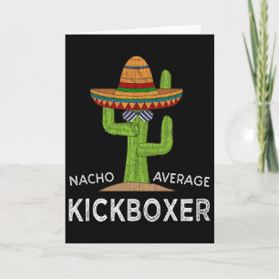 Lustiger witziger Kickboxer-Meme Lustiges Kickboxe Karte