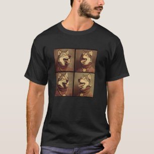 Lustiger Wolf T-Shirt