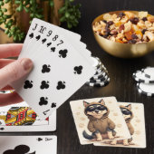 Lustiger Wolfshund Kawaii Hund Spielkarten (In Situ)