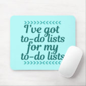 Lustiger Workaholic Mousepad (Mit Mouse)