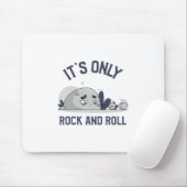 lustiger Wortgefecht über das Rollen von Steinen Mousepad (Mit Mouse)