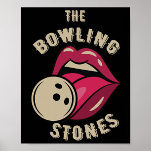 Lustiger Wortwitz-Bowlingstein  Poster