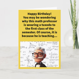 Lustiger Wortwitz Formale Geometrie Alles Gute zum Karte