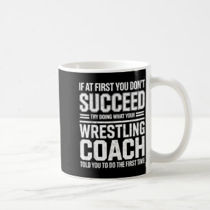 Lustiger Wrestling-Trainer Wrestler Kampfsport Com Kaffeetasse