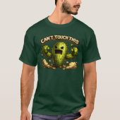 Lustiger wütender Kaktus T-Shirt (Vorderseite)