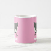 Lustiger wütender normaler grauer Nymphensittich F Kaffeetasse (Mittel)