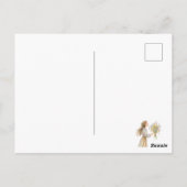 Lustiger wütender Vogel Postkarte (Rückseite)