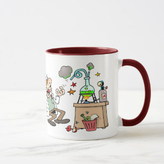 Lustiger wütender Wissenschaftler Tasse