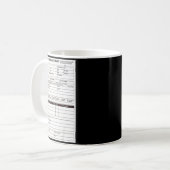 Lustiger Y Halloween-Kostüm-Bewerbungstrick oder Kaffeetasse (Vorderseite Links)