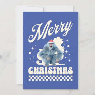 Lustiger Yeti - Frohe Weihnachten