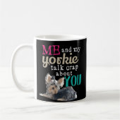 Lustiger Yorkie Kaffeetasse (Links)