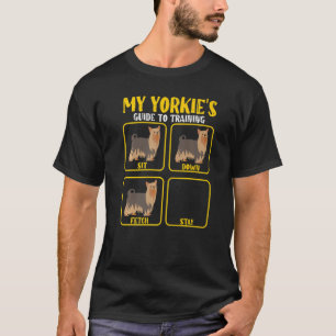 Lustiger Yorkie Yorkshire Terrier Hundetraining Fü T-Shirt