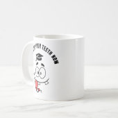 LUSTIGER ZAHNARZT-BECHER KAFFEETASSE (Vorderseite Links)