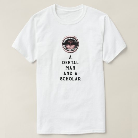 Lustiger Zahnarzt T-Shirt (Design vorne)