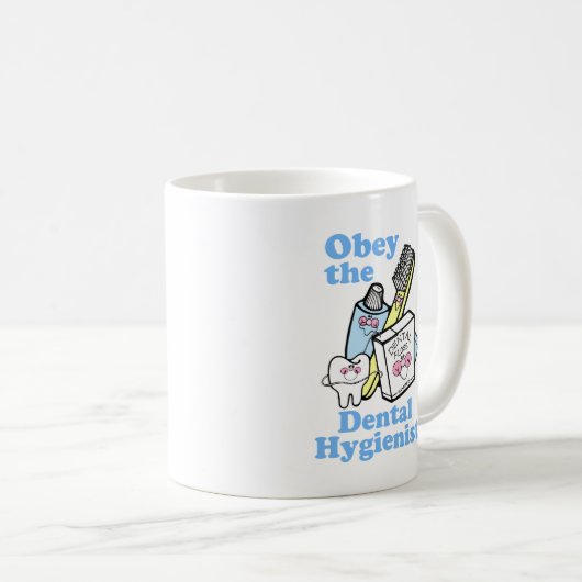 Lustiger Zahnarzthelfer Kaffeetasse (VorderseiteRechts)