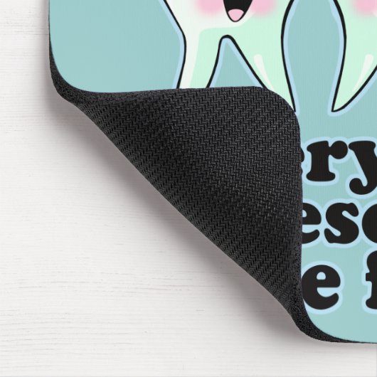 Lustiger zahnmedizinischer Spaß Mousepad (Ecke)