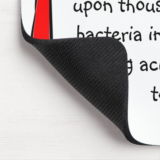 Lustiger zahnmedizinischer Spaß Mousepad (Ecke)