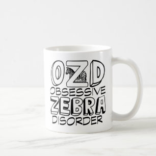 Lustiger Zebra-Liebhaber Kaffeetasse