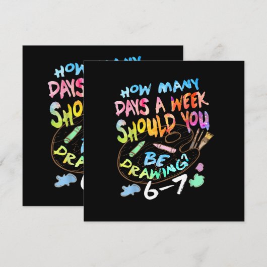 Lustiger Zeichen Sketchkünstler  (Vorne/Hinten)