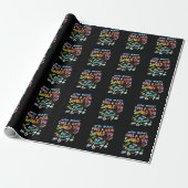 Lustiger Zeichen Sketchkünstler Geschenkpapier (Ungerollt)