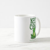 Lustiger Zen-Frosch - Bleib ruhig Kaffeetasse (VorderseiteRechts)