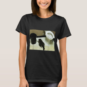 Lustiger zertrümmerter Panda betrunkener Waschbär  T-Shirt