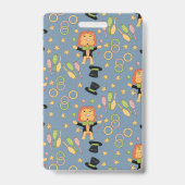 Lustiger Zirkus Jongleur Löwe Student Hall Pass Ba Ausweis (Rückseite)