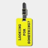 Lustiger Zitat-Gepäckanhänger für Taschen und Gepäckanhänger (Vorderseite vertikal)