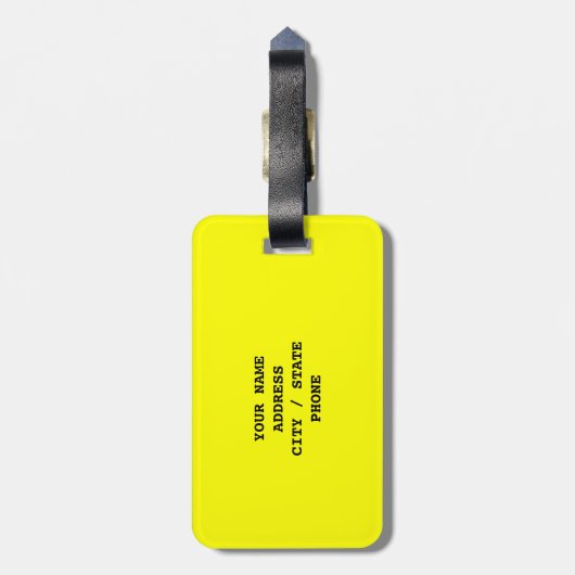 Lustiger Zitat-Gepäckanhänger für Taschen und Gepäckanhänger (Rückseite vertikal)