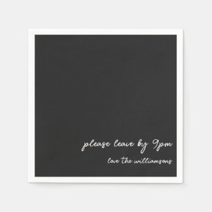 Lustiger Zitat Introvertierter Humor Benutzerdefin Serviette