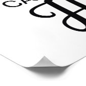 Lustiger Zitat-Küche Poster (Ecke)
