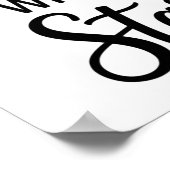 Lustiger Zitat-Küche Poster (Ecke)
