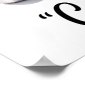 Lustiger Zitat-Küche Poster (Ecke)