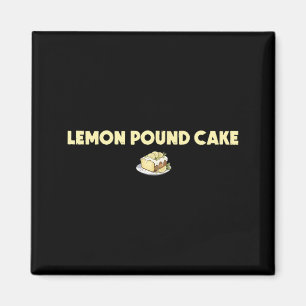 Lustiger Zitronen- Pfundkuchen Magnet