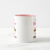 Lustiger ziviler Ingenieur Zweifarbige Tasse (Mittel)